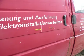 T4 Transporter Tür rechts Schiebetür Multivan Caravelle rot LK3A - Bild 8