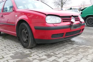 VW Golf 4 Stoßstange vorne Frontstoßstange Stoßfänger rot LY3D SWR - Bild 4