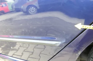 Skoda Fabia 6Y Limousine Schrägheck Tür hinten links blau LF5U - Bild 6