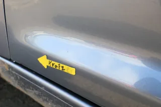 VW Touran 1T 1T3 Tür vorne links Fahrertür grau LD7X OHNE Anbauteile Cross - Bild 4