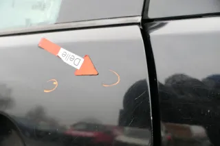 VW Polo 9N 9N3 Tür vorne links Fahrertür 2/3-Türer schwarz L041 ohneAnbautei - Bild 2
