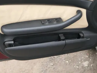 1x A6 4B Türverkleidung Verkleidung Tür vorne links Leder onyx / vanille Bose - Bild 4