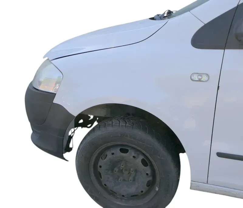 VW Fox Kotflügel vorne links weiß LB9A - Bild 1