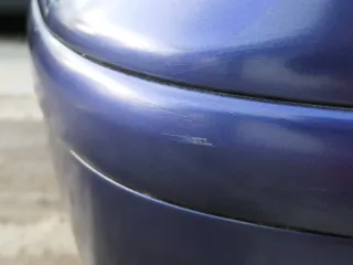 VW Golf 4 Limousine Stoßstange hinten Heckstoßstange Stoßfänger blau LB5N - Bild 15