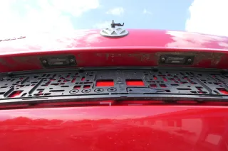 VW Polo 6N2 Stoßstange hinten Heckstoßstange Stoßfänger rot LP3G - Bild 9