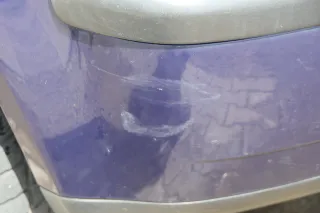 VW Polo 9N 9N3 Stoßstange Heckstoßstange hinten blau LB5N - Bild 2