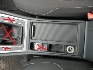 VW Golf 7 5G Becherhalter Getränkehalter Dosenhalter Halter Getränke Fach Ablage - Bild 1