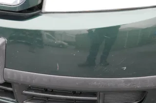 Skoda Fabia 6Y Stoßstange Stoßfänger vorne silber grün LF8C 2000-2004 - Bild 7