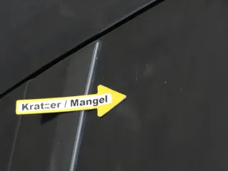 Audi A6 4B C5 Tür Türblatt hinten rechts nur Türblatt schwarz LZ9W-ohneAnbauteil - Bild 5