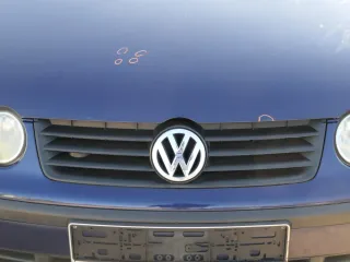 VW Polo 9N Stoßstange Frontstoßstange vorne blau LB5N - Bild 4