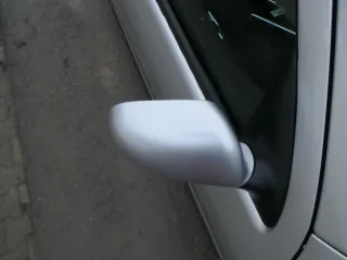 Skoda Fabia 6Y elektrisch Spiegel Außenspiegel rechts mit Glas silber grau LF7T - Bild 1