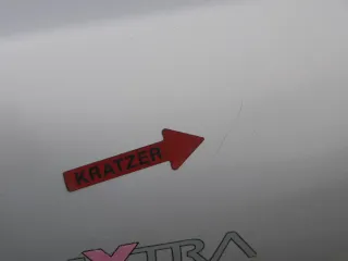 Fabia 6Y6 Schrägheck Heckklappe Kofferraumklappe hinten grau silber LF7T Scheibe - Bild 11