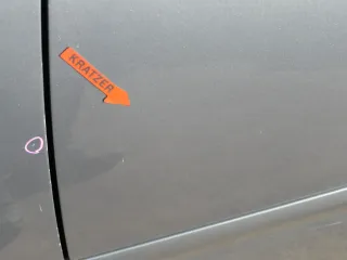 Golf 5 V 1K Tür Türrahmen hinten links 4/5-Türer grau LA7T -ohneAnbautei - Bild 12