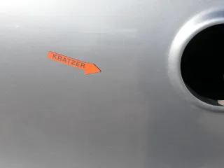 VW Golf 5 V Heckklappe hinten Kofferraumklappe + Scheibe grau LA7T - Bild 3