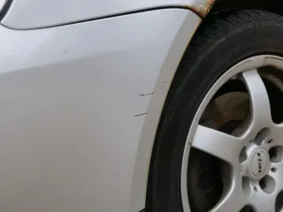 VW Touran 1T Stoßstange vorne Frontstoßstange Stoßfänger silber LA7W - Bild 7