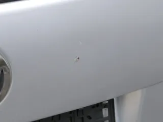 VW Touran 1T Heckklappe Kofferraumklappe hinten silber LA7W mit Scheibe - Bild 8