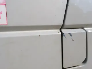 T4 Tür vorne links Fahrertür Caravelle Multiavan -ohne Anbauteile -  weiß R902 - Bild 6