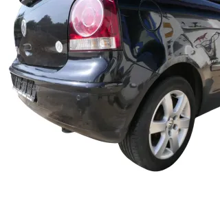 VW Polo 9N 9N3 Stoßstange Heckstoßstange hinten schwarz LC9Z     PDC - Bild 8