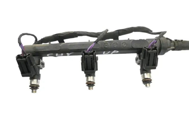 VW Up Mii Einspritzdüse Düse 04C906031D 04C133317E Einspritzleiste CHYA - Bild 1