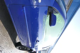 VW Lupo Seat Arosa Tür vorne links Fahrertür blau LW5Z (mechanischer FH) - Bild 4