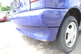 VW Polo 6N Stoßstange hinten 2-geteilte Heckstoßstange LD5D blau Stoßfänger - Bild 2