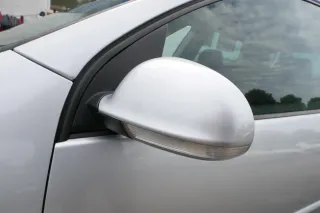 Golf 5 1K elektrischer Spiegel Außenspiegel links mit Blinker silber LA7W Glas - Bild 1