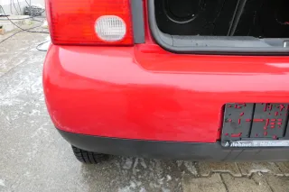 VW Lupo Stoßstange hinten Heckstoßstange Stoßfänger rot LP3G - Bild 8