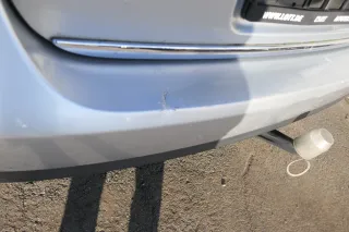 VW Passat 3C Kombi Stoßstange hinten Heckstoßstange Stoßfänger silber grau LA7W - Bild 5
