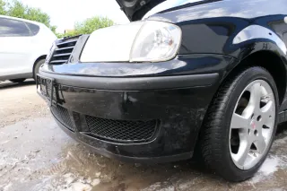 VW Polo 6N2 Stoßstange vorne Frontstoßstange Stoßfänger schwarz L041 + Grill - Bild 3