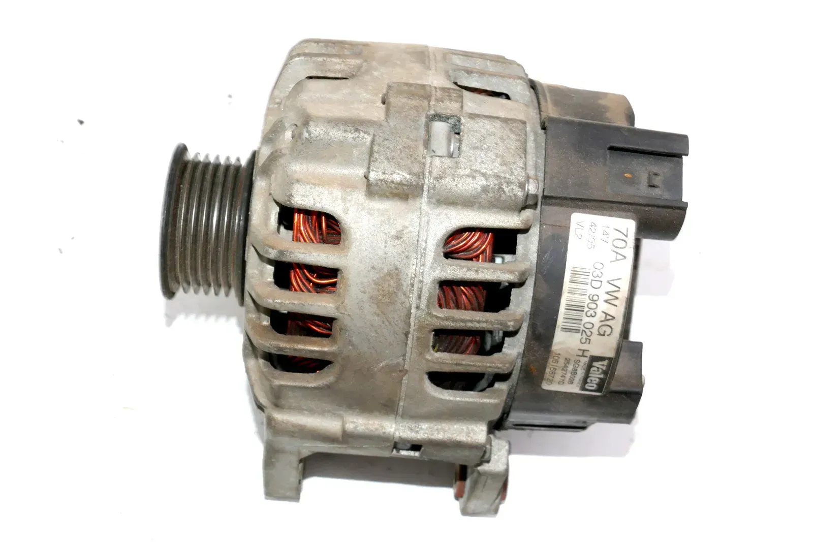 VW Polo 9N Seat Ibiza Fox Lichtmaschine 70A 03D903025H Generator AWY 40kw 47kw - Bild 1