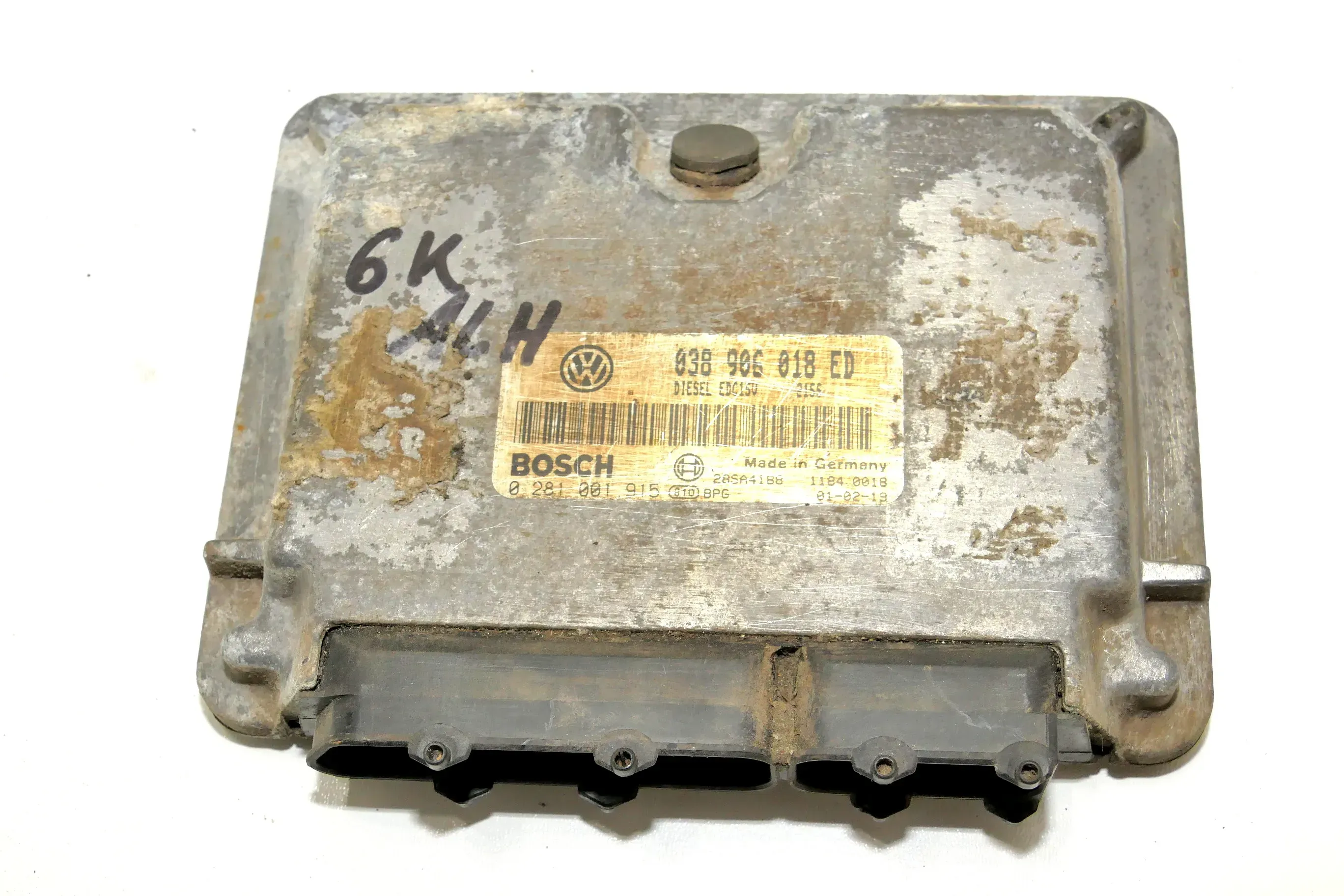 VW Polo 6KV Steuergerät Motor Motorsteuergerät 1,9 TDI ALH 66kw 90PS 038906018ED - Bild 1