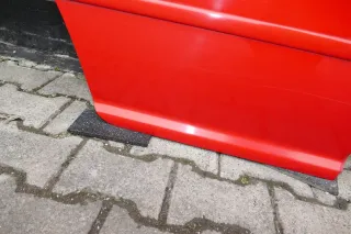 VW Bora Tür hinten rechts nur Limousine rot LP3G (ohne die große Scheibe) - Bild 4