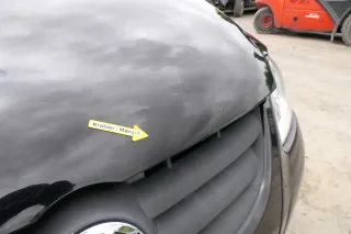 VW Fox 5Z Motorhaube Klappe vorn vorne schwarz LC9Z Haube - Bild 6