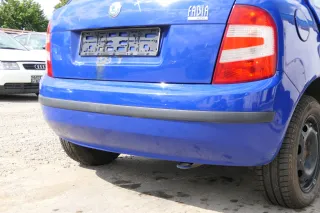 Skoda Fabia 6Y Schrägheck Stoßstange hinten Heckstoßstange blau LF5K - Bild 3