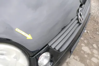 VW Lupo Motorhaube Klappe Frontklappe Haube vorne schwarz L041 uni - Bild 7
