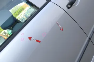Skoda Fabia 6Y Limousine Schrägheck Tür hinten rechts grau silber LF7T diamantsi - Bild 3
