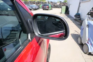 VW Fox 5Z Spiegel Außenspiegel + Glas rechts schwarz elektrischer elektrisch - Bild 2