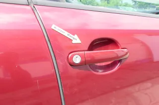 Seat Leon Toledo 1M Tür vorne rechts Beifahrertür rot LS3R - Bild 7