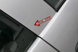 VW Fox 5Z Tür vorne rechts Beifahrertür silber LA7W grau - Bild 4