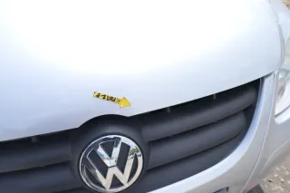 VW Fox 5Z Motorhaube Klappe vorn vorne silber LA7W Haube - Bild 6