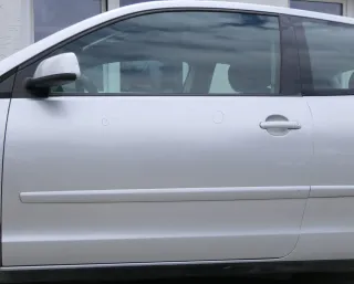 VW Polo 9N 9N3 Tür vorne links Fahrertür 2/3-Türer silber LA7W -ohne Anbauteile - Bild 1