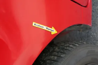 VW Lupo Kotflügel vorne links rot LP3G vorn - Bild 5