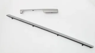VW Golf 5 1K Armaturenbrett Verkleidung Klappe Abdeckung Dekor silber - Bild 1