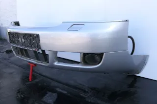 Audi A6 4B Frontstoßstange Stoßstange vorne Stoßfänger silber LY7W Facelift SWR - Bild 7