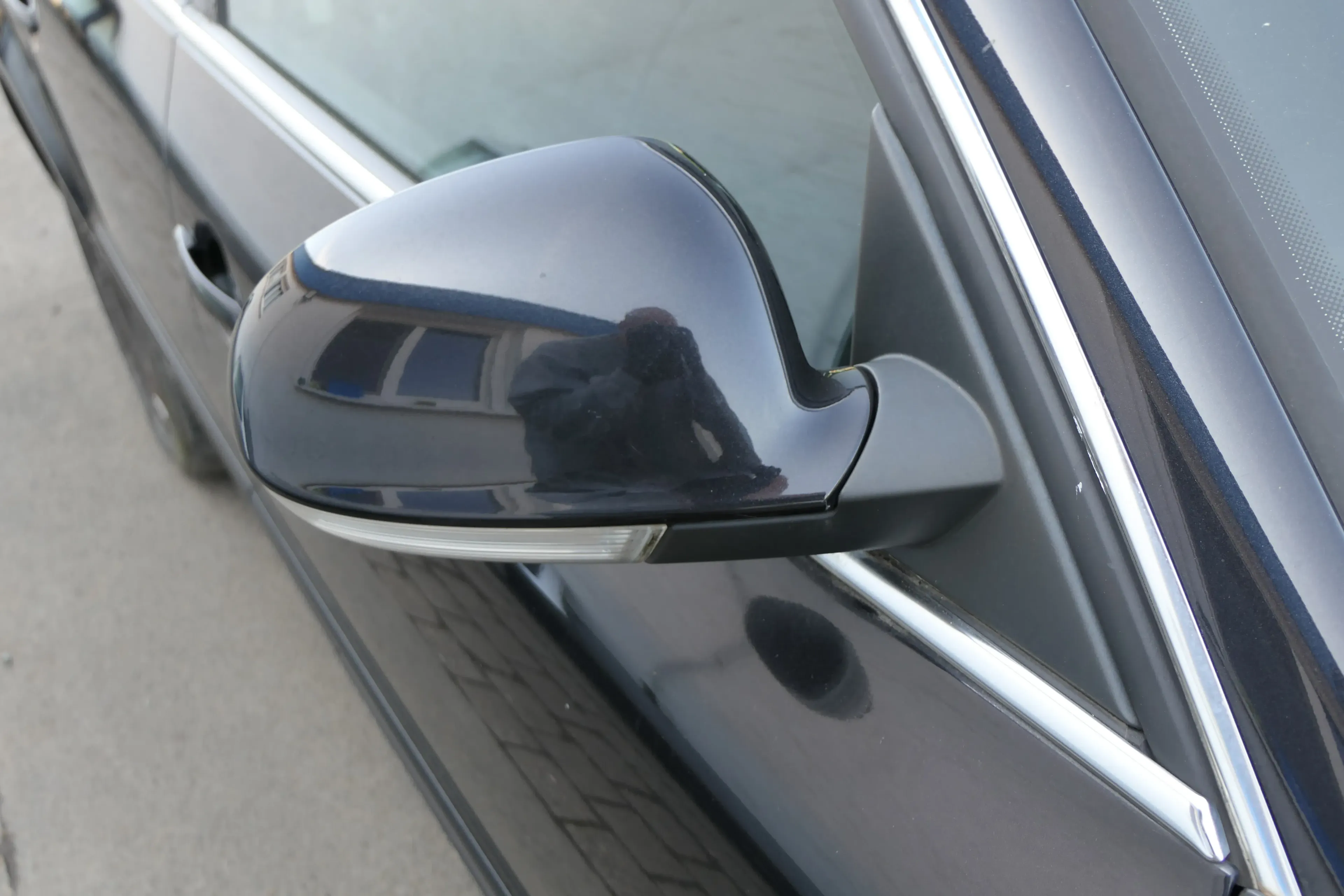 VW Passat 3BG elektrischer Spiegel Außenspiegel rechts schwarz LC9Z Blinker - Bild 1
