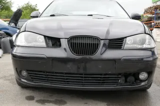 Seat Ibiza 6L Stoßstange Frontstoßstange vorne schwarz LC9Z bis ca.Anfang 2006 c - Bild 1