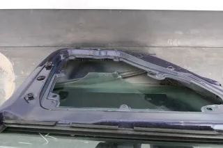 VW Passat 3B 3BG Kombi Variant Tür hinten links blau LB5N indigoblau + Scheibe - Bild 4