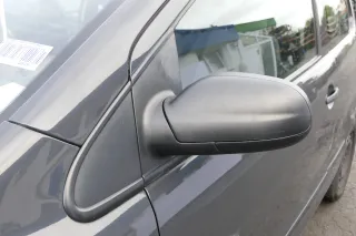 VW Fox 5Z manueller Spiegel Außenspiegel + Glas links schwarz matt mechanisch ma - Bild 1