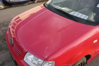 VW Polo 6N2 Motorhaube Haube vorne Klappe rot LP3G - Bild 3