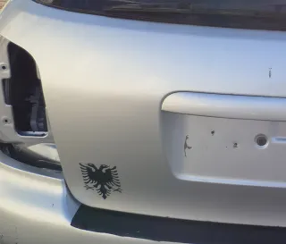 A4 B5 Heckklappe hinten Klappe Kofferraumklappe Kombi silber LY7M grau Scheibe - Bild 6